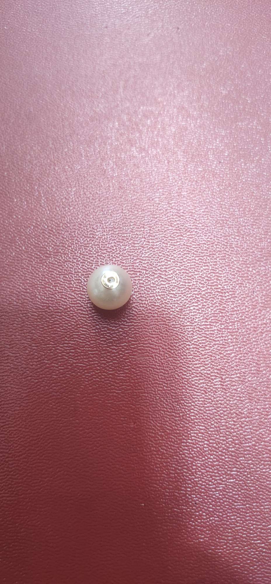 10厘白色珍珠带子弹塞