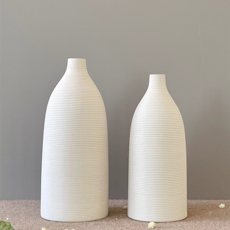 Simple and modern ceramic vase decoration, model room, home bedroom, living room, table, dining room, study, flower vases and ornaments Specification image