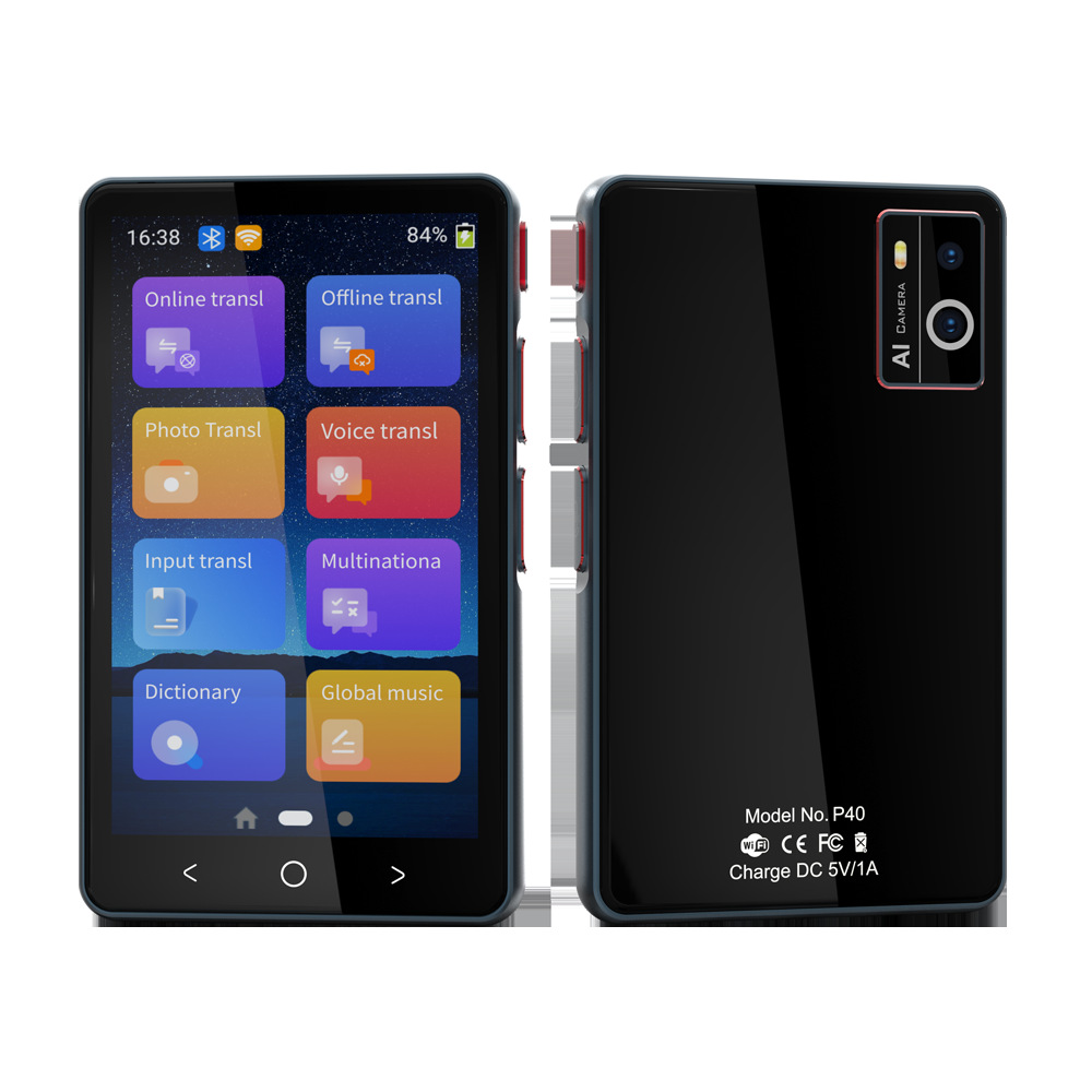 The P40 intelligent translator is capable of simultaneous interpretation, photo translation, offline translation, audio translation, study and travel pic 1