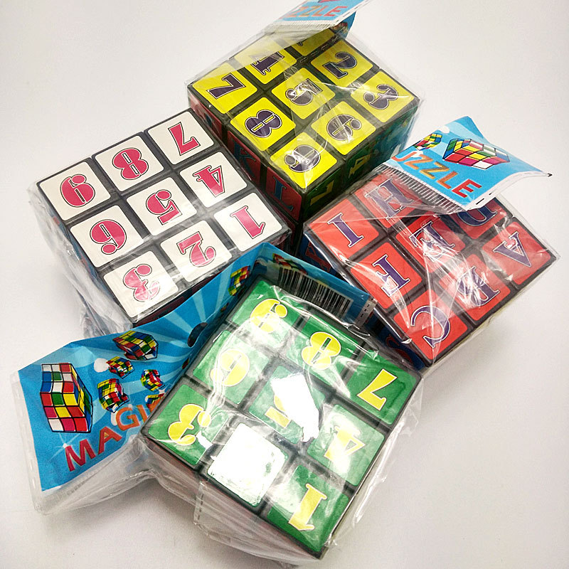 成人儿童思维开发锻炼解压益智玩具6.0数字贴纸三阶魔方详情图2