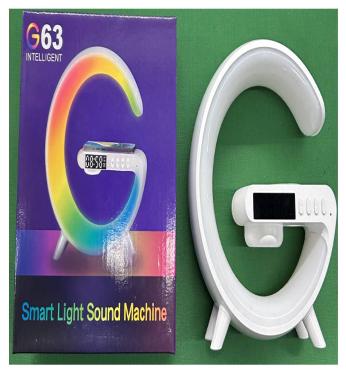 G63 New Bluetooth Speaker, Night Light, multi-functional Wireless charger, Smart atmosphere night light, Creative gift