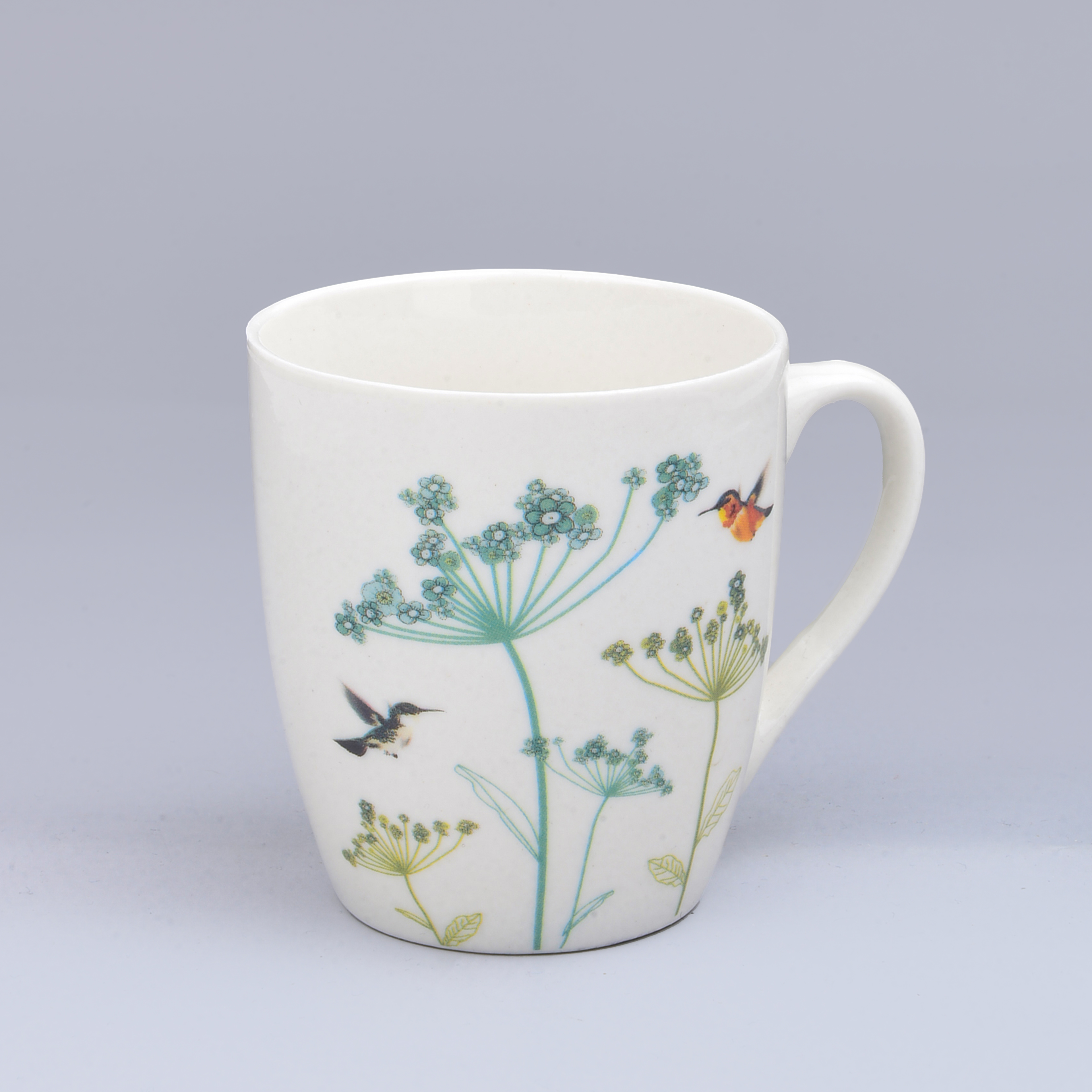 Cross-Border Ceramic Cup Mugs Flower And Bird Series Foreign Trade Roasted Flower Water Cup Ceramic Cup Coffee Cup Application Scenario