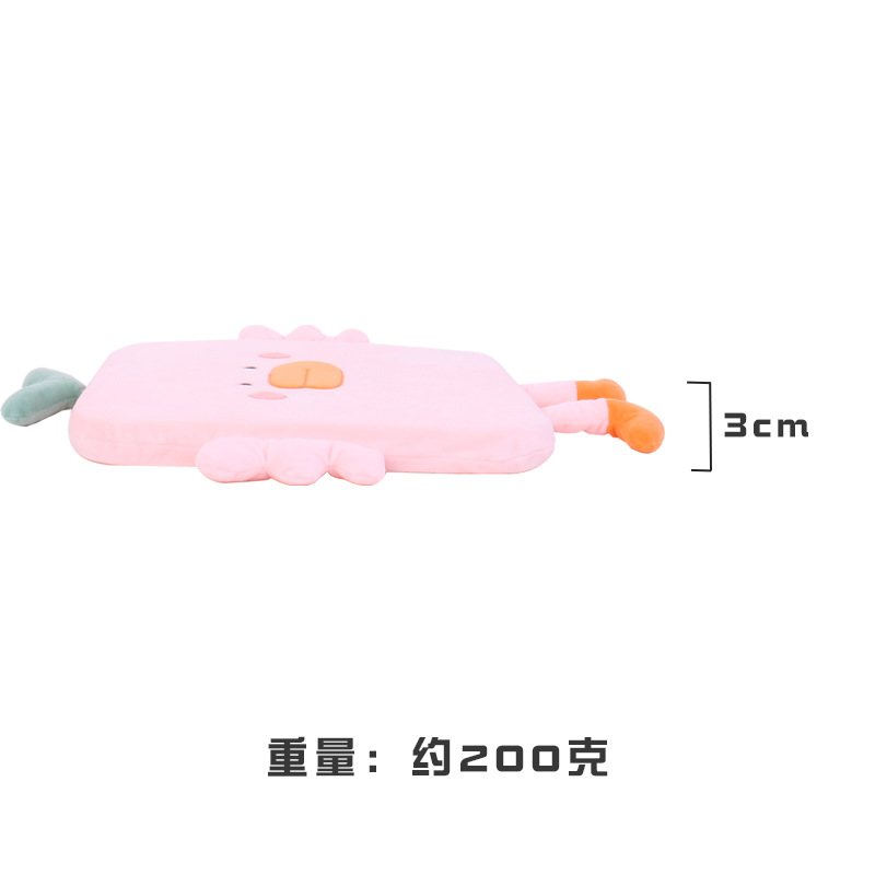 Cartoon cute animal duck sponge seat cushion, square chair cushion for recreation house, detachable, washable and customizable pic 7