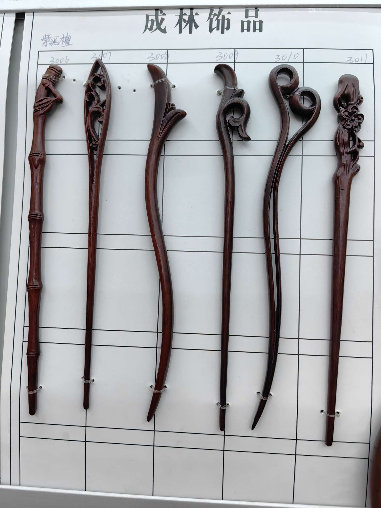 National trend series hairpins, bamboo hairpins, wooden hairpins, sandalwood hairpins detail image 9