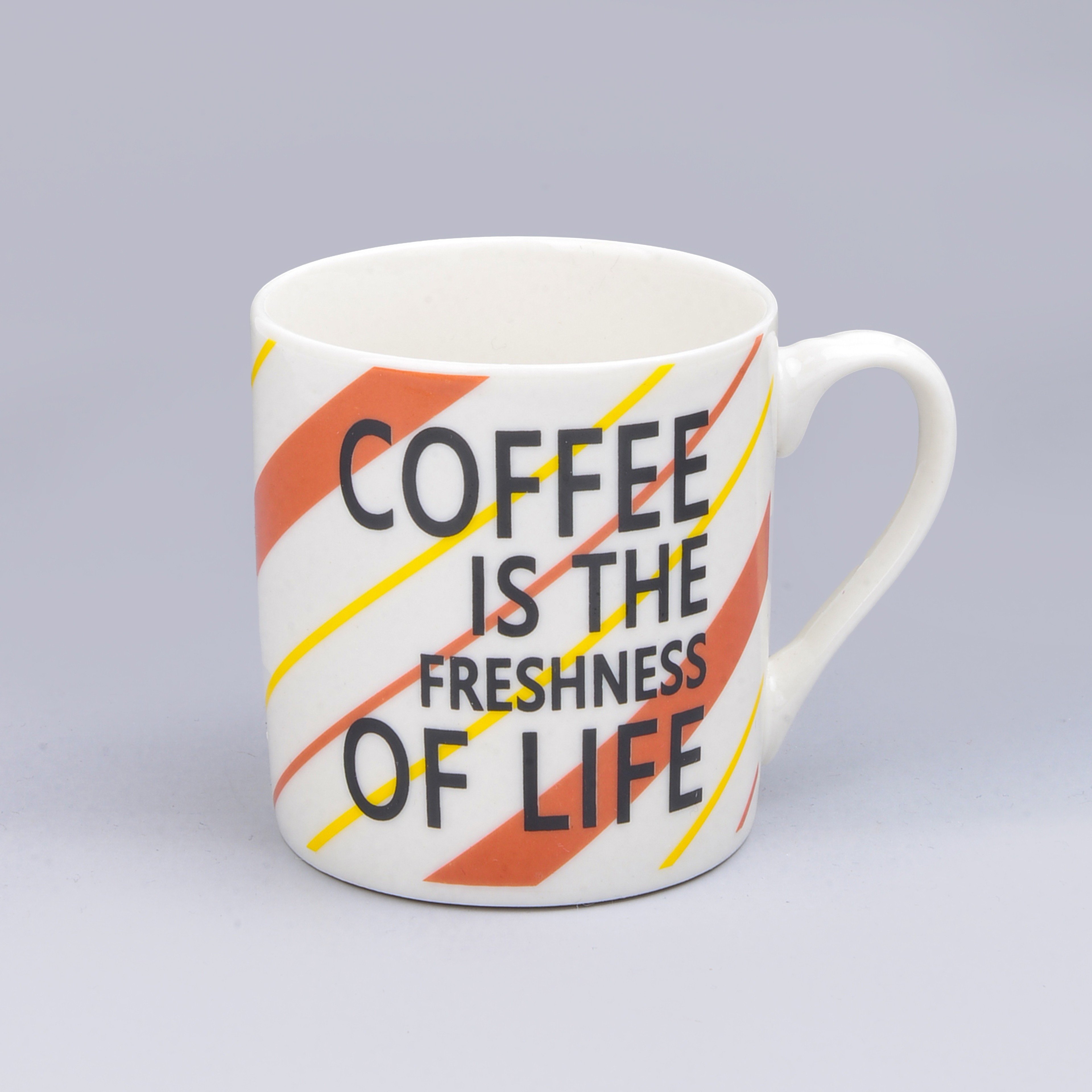 Cross-border ceramic mug mug "COFFE" letter series foreign trade baked flower water cup ceramic cup Specification image
