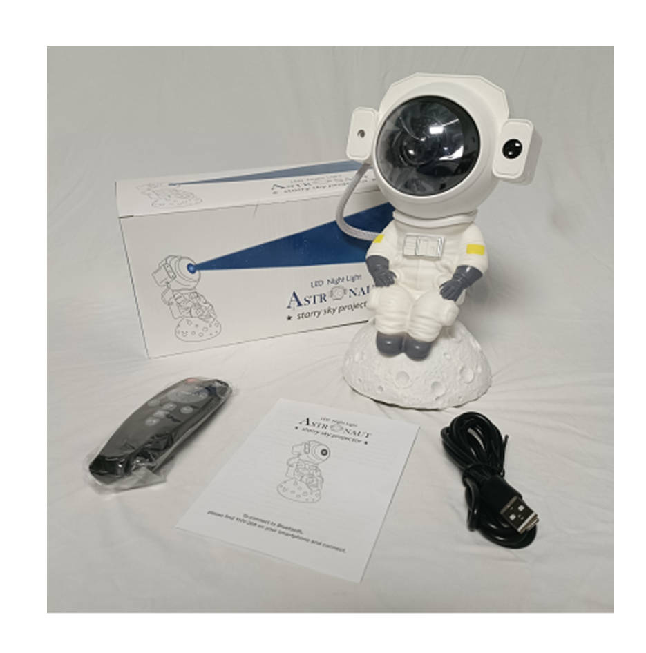 Astronaut star projection light Laser atmosphere night light Full star Aurora lamp Bluetooth astronaut projector