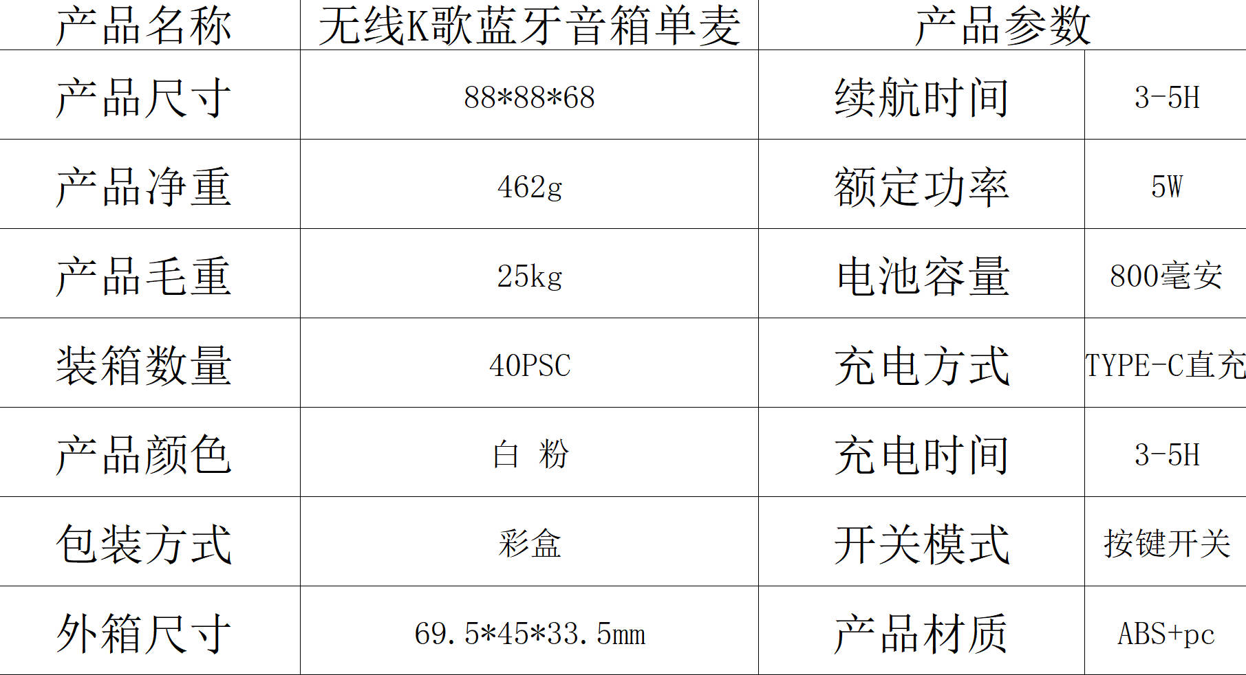 K12单麦蓝牙音响迷你便携K歌麦无线蓝牙一体机卡拉OK唱歌点歌家庭详情1