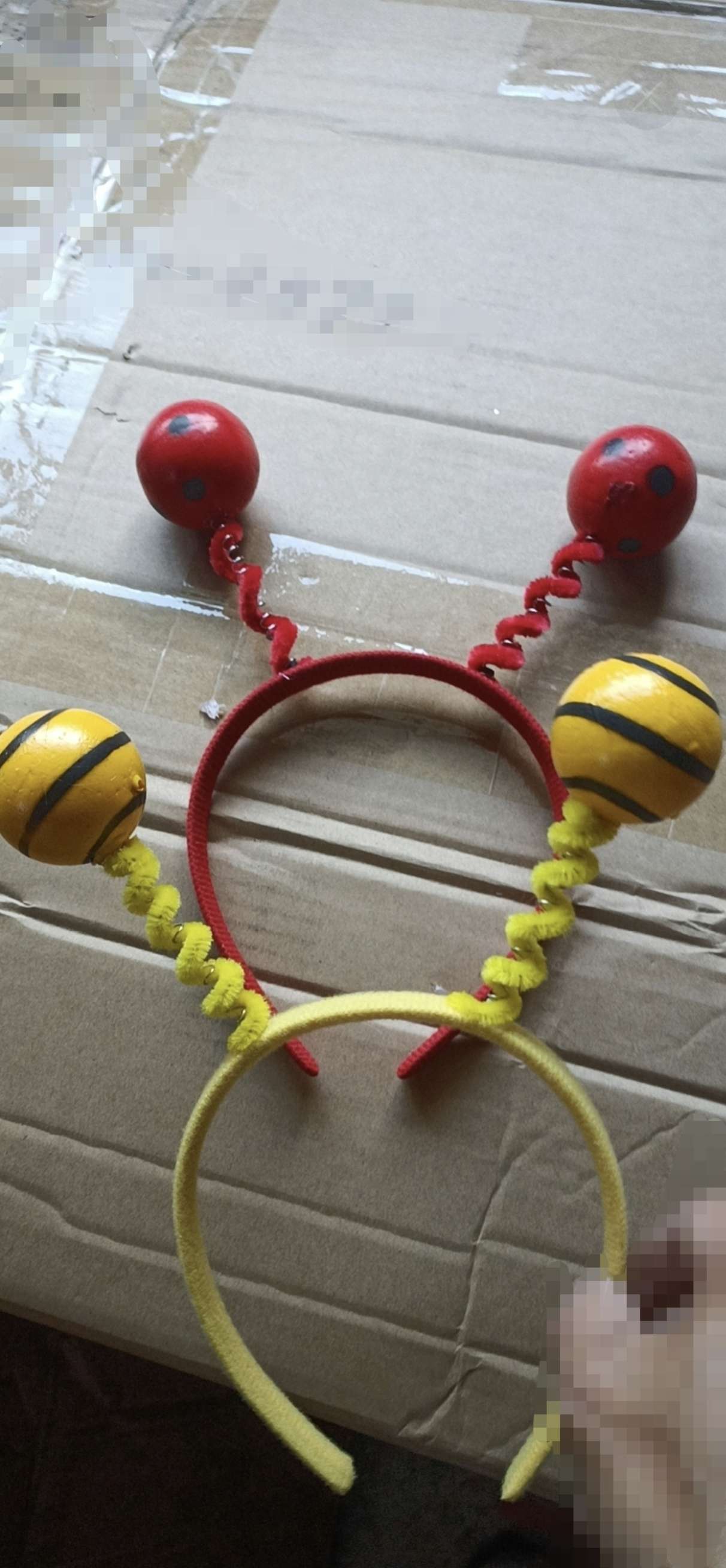 节日派对，狂欢节，头饰发箍，鱼叉棒，蜜蜂球发箍，圣诞发箍，节日头饰，工艺品头饰，五星棒，仙女棒，头扣发箍