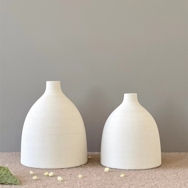 Simple and modern ceramic vase decoration, model room, home bedroom, living room, table, dining room, study, flower vases and ornaments Application Scenario