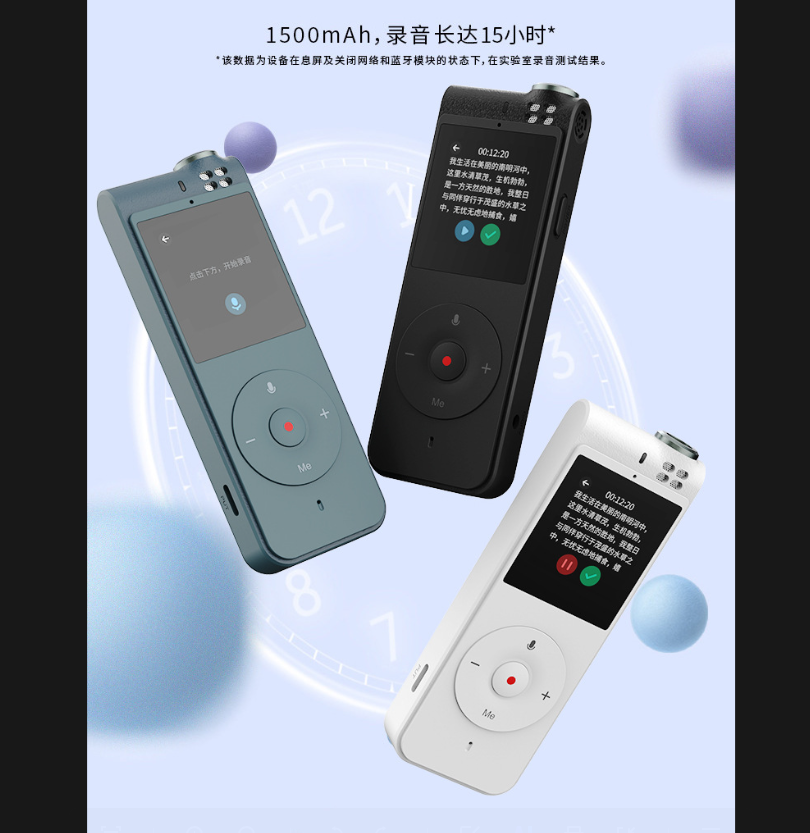 AI recorder smart translater 134 idiomas grabador rápido grabador de grabación grabador de transcripción aprender el trabajo