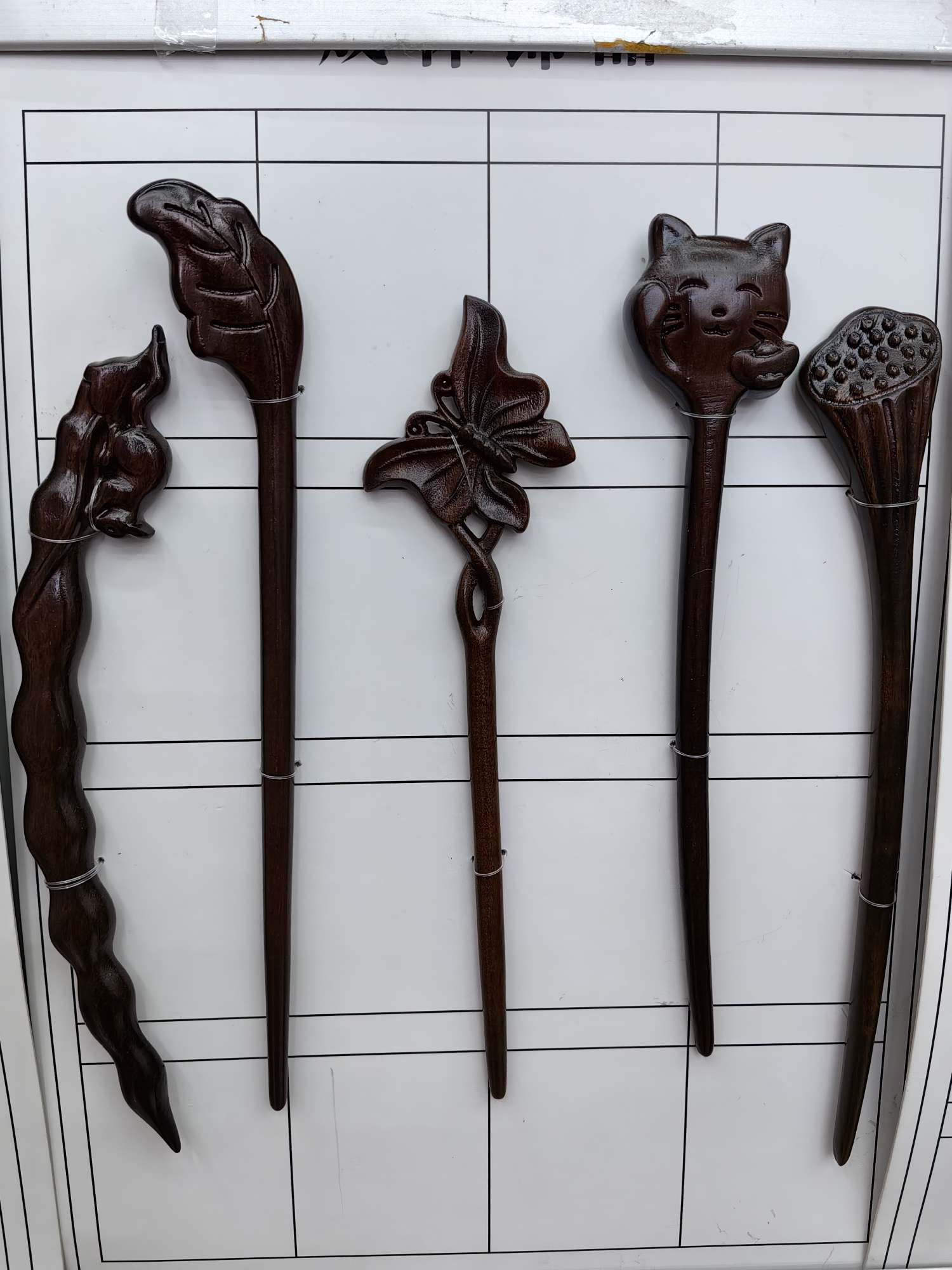 National trend series hairpins, bamboo hairpins, wooden hairpins, sandalwood hairpins detail image 6