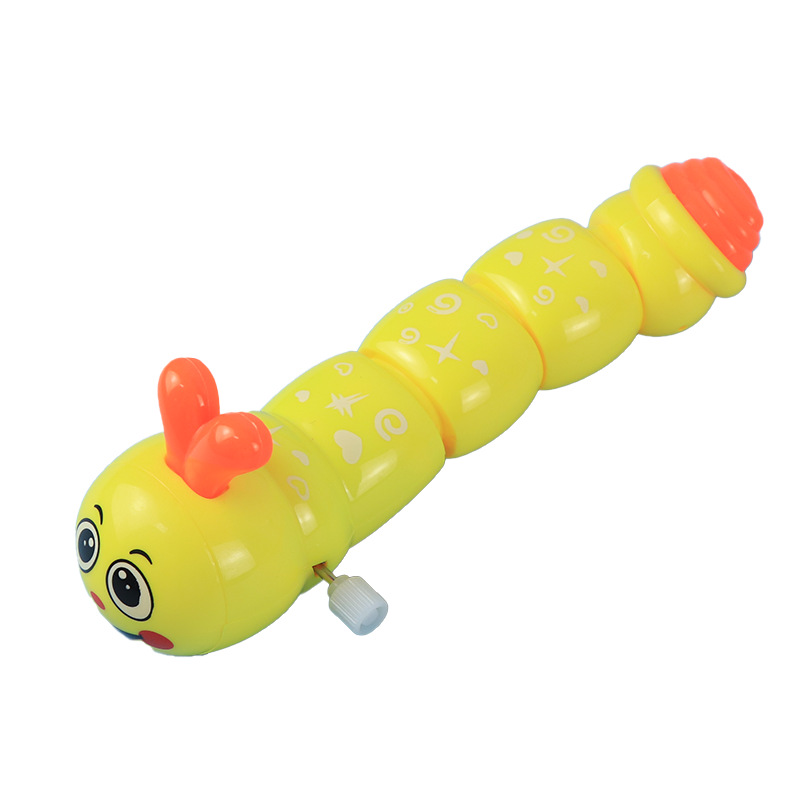 Wholesale of popular internet-famous spring-wound caterpillar cartoon cute winding little animal educational toys and event gifts Item Picture