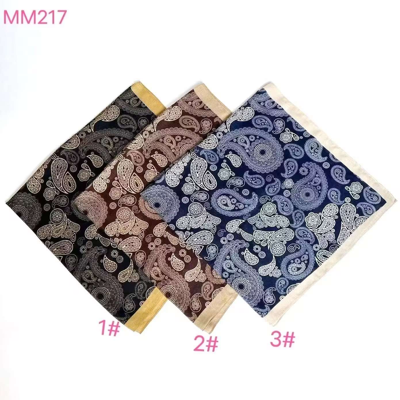 Cotton And Linen Multi-Color Square Towel 90*90 Scarf Scarf details Picture