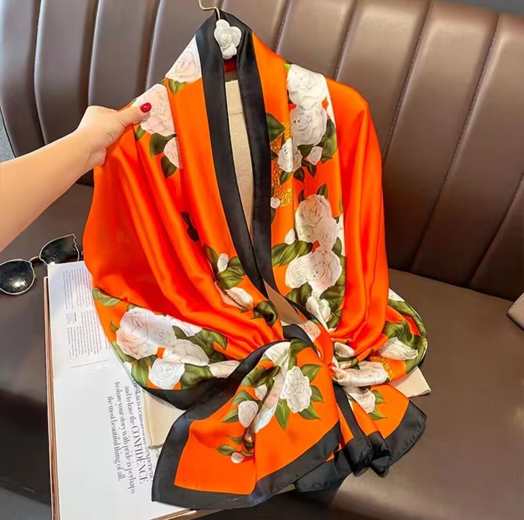 Multi-Color, Sunscreen Shawl, Size 180*90 Scarves, Women's Long Style Specification drawing