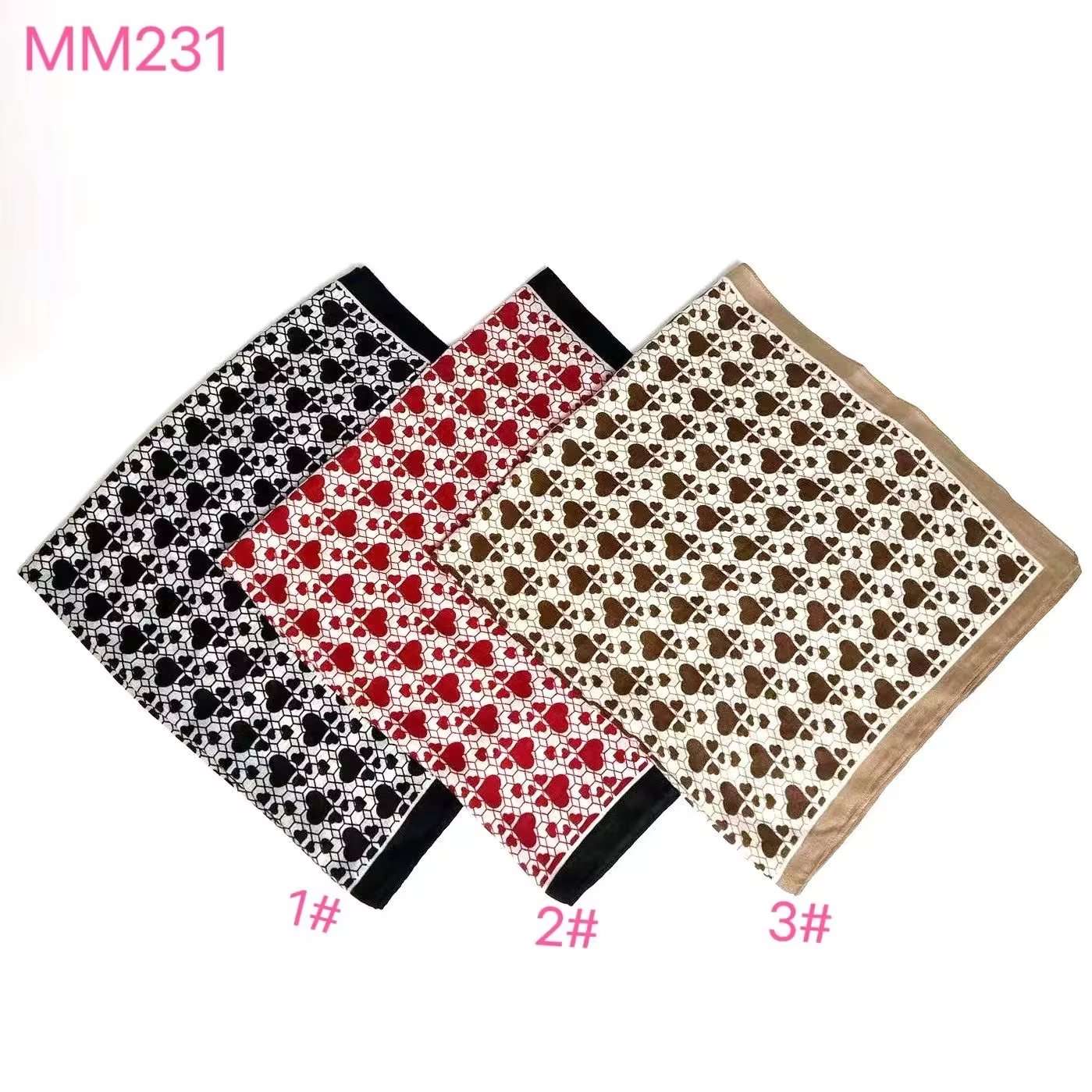Cotton And Linen Multi-Color Square Towel 90*90 Scarf Scarf undefined