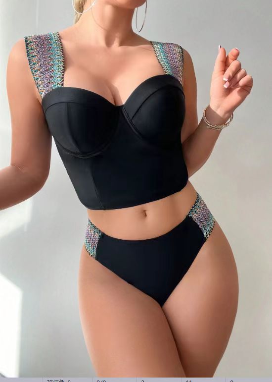 Europe And The United States 2024 New Simple Sexy Bikini details Picture