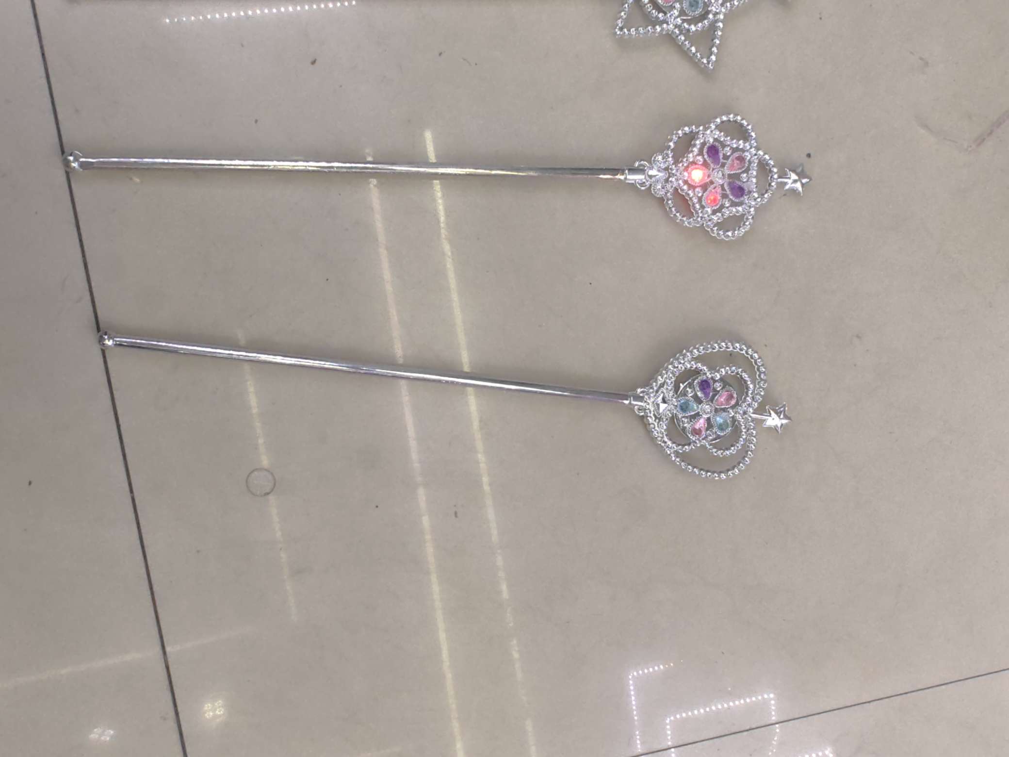 仙女棒/魔法棒/巴拉巴拉魔法棒/公主仙女棒/电镀仙女棒/闪光棒/工艺品/装饰品/手摇棒细节图