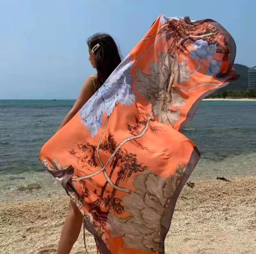 Multi-Color, Sunscreen Shawl, Size 180*90 Scarves, Women's Long Style Item Picture
