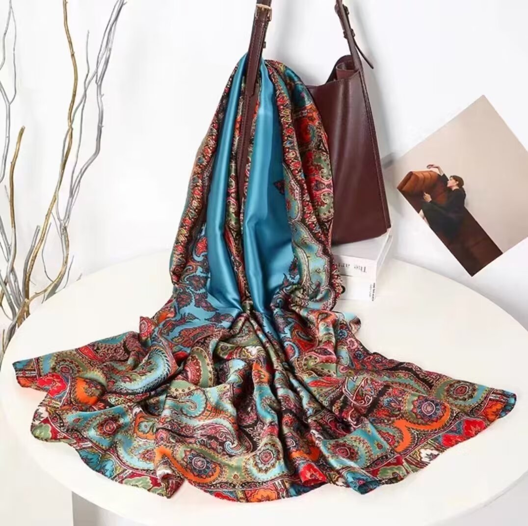 Multi-Color, Sunscreen Shawl, Size 180*90 Scarves, Women's Long Style Specification drawing
