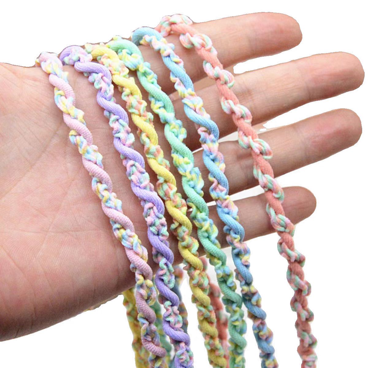 diy DIY bracelet, foot chain, cream-style core, elastic rope, elastic band, rubber band