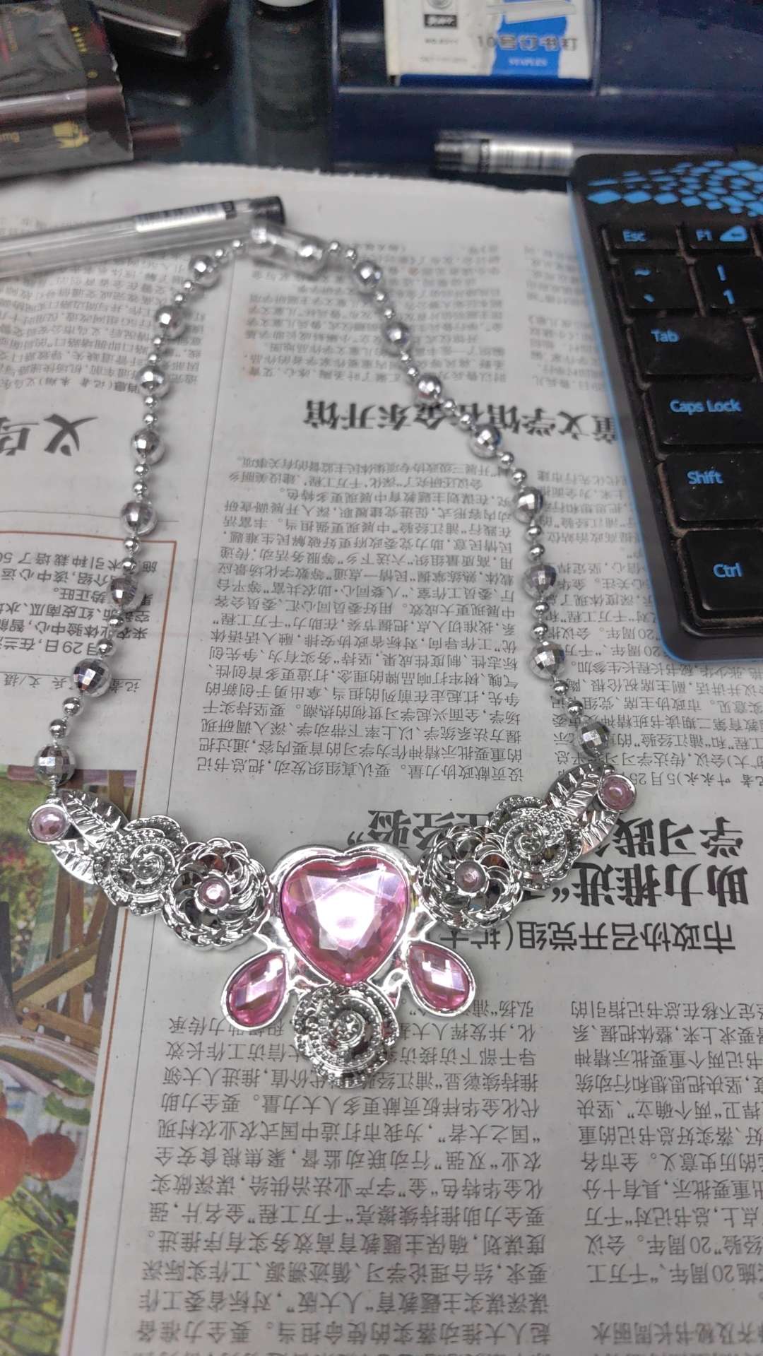 项链/耳环/宝石项链/戒指/公主套装/头饰品/电镀工艺品/电镀饰品/配饰/公主头饰细节图