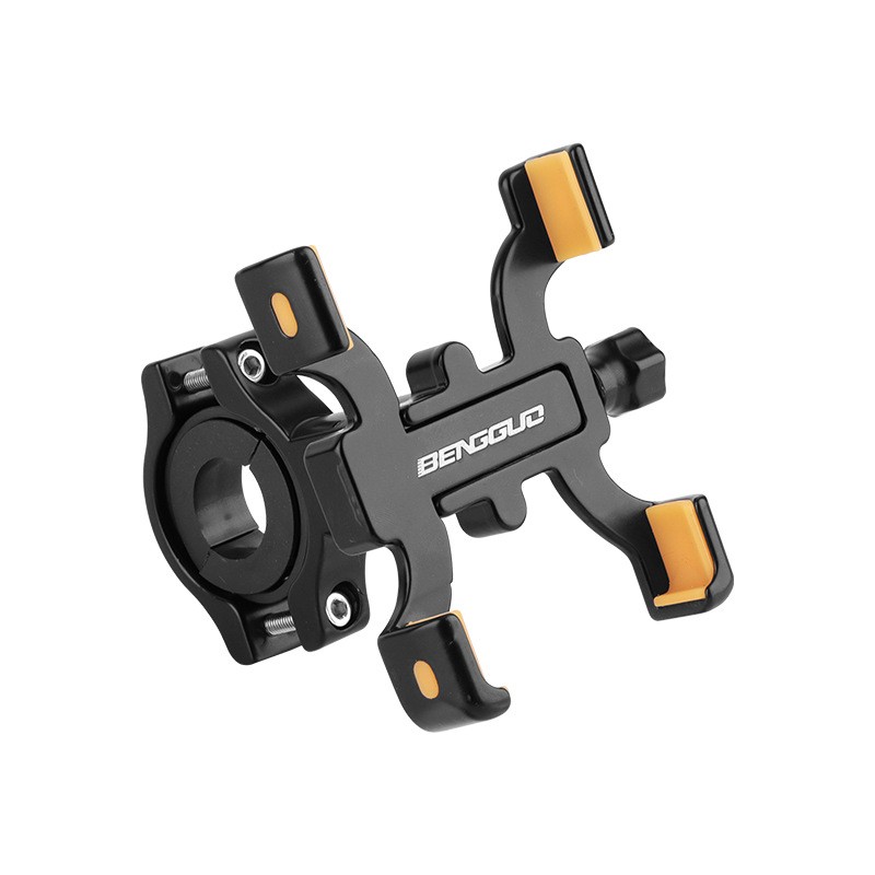 BG-2965 Four claw mobile phone stand - Handlebar bicycle Mountain bike aluminum mobile phone stand mobile phone clip Electric battery motorcycle mobile phone stand