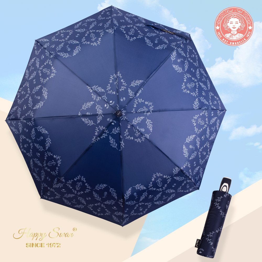 雨伞/防晒伞/透明雨伞/雨伞强防风/雨伞72股白底实物图