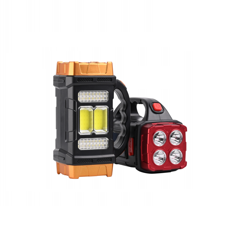 Multi-functional outdoor portable lamp, COB emergency light, outdoor camping lamp, 2678 camping lamp, portable searchlight, solar rechargeable flashlight, strong light work lamp, outdoor waterproof camping lamp details Picture