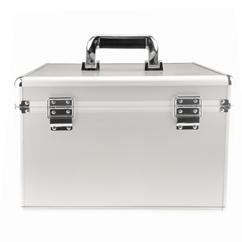 Aluminum Alloy Medicine Box Household Portable Small Medicine Box Family Multi-Layer Outdoor First-Aid Medicine Box Emergency Medicine Box Specification drawing