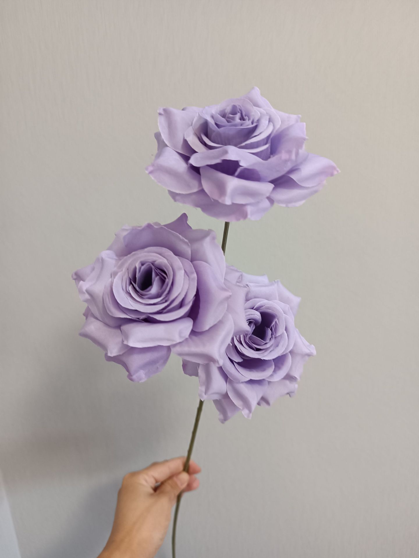 Three Diamond Rose Simulation Put Home Decoration Flower Fake Flower Dining Room Living Room Decoration Simulation Rose Item Picture