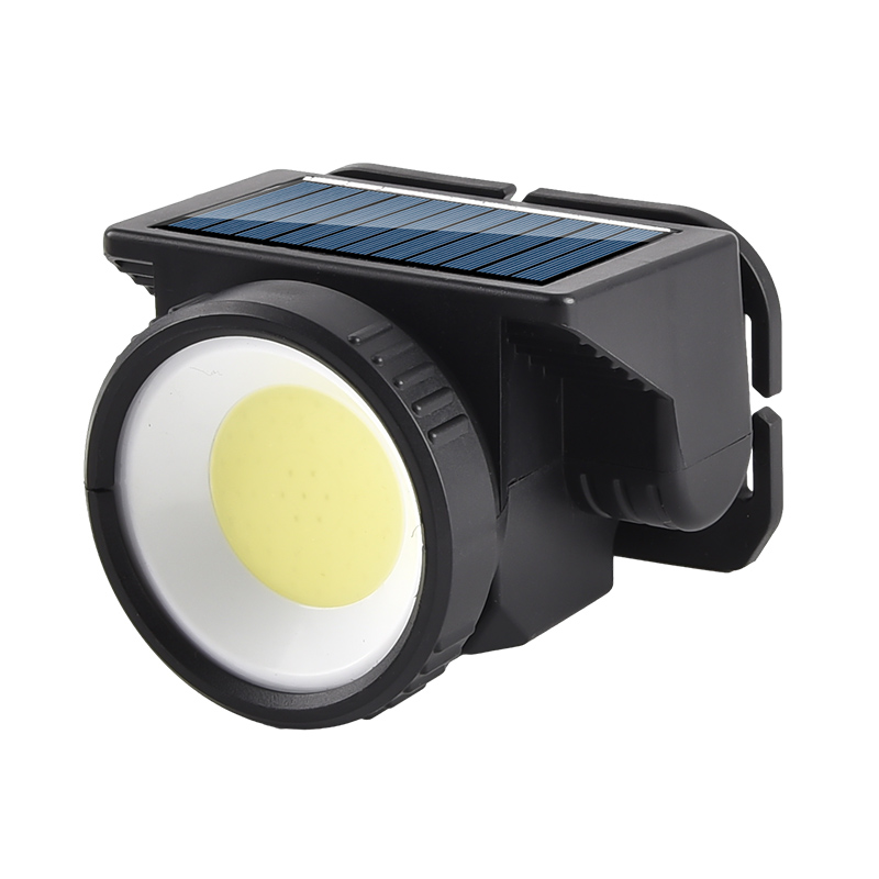 Outdoor strong headlight, solar charging fishing lamp, COB ultra-bright headlight, head-mounted searchlight, miner's lamp, work lighting lamp, portable outdoor emergency light, night running and cycling headlight, waterproof fishing headlight details Picture