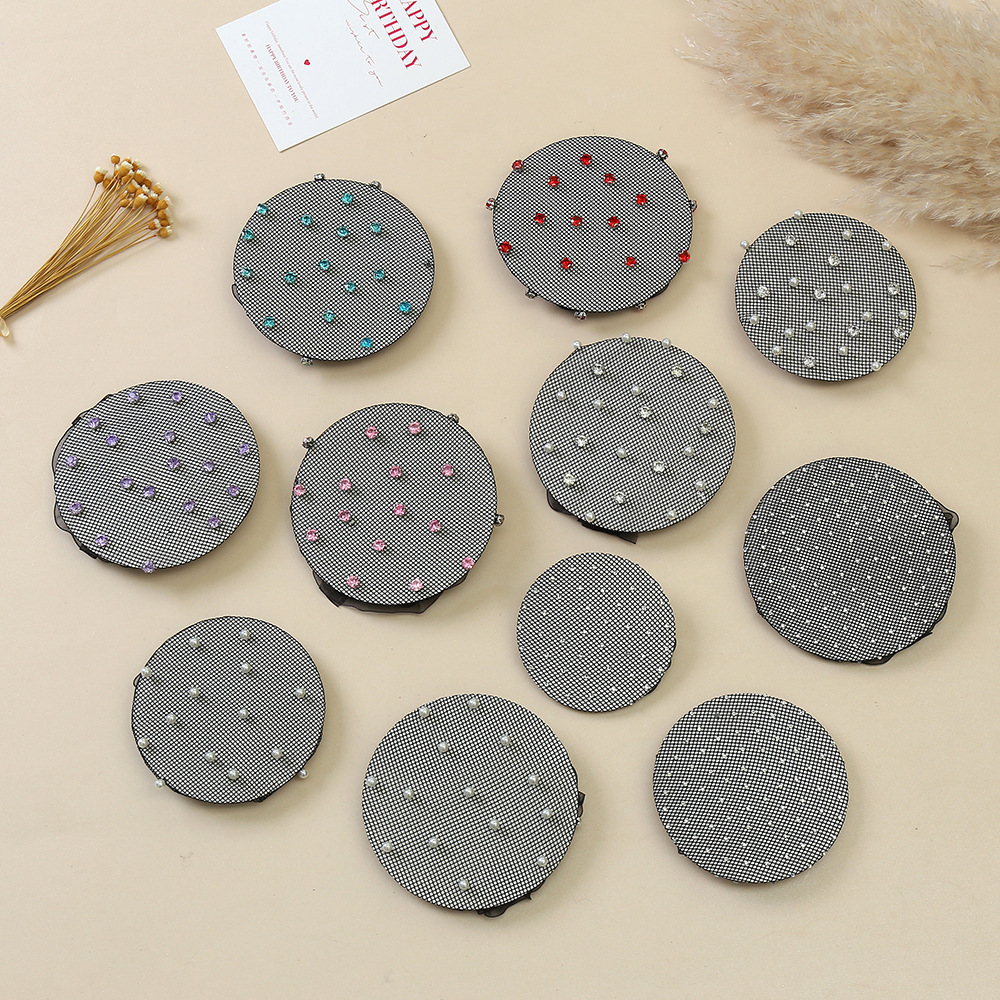 Foreign trade hair network, invisible dance net, hair bun, invisible flight attendant bun, hair magic tool, children's art examination hair net set