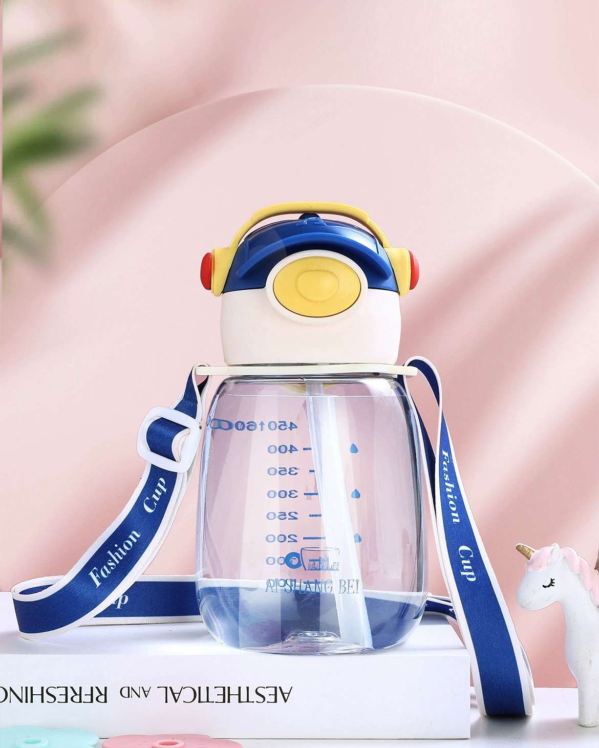 S98-As-9123 Luban No. 7 Straw Cup Children's Water Cup Strap Travel Cup New Water Bottle Pot Belly Cup Application Scenario