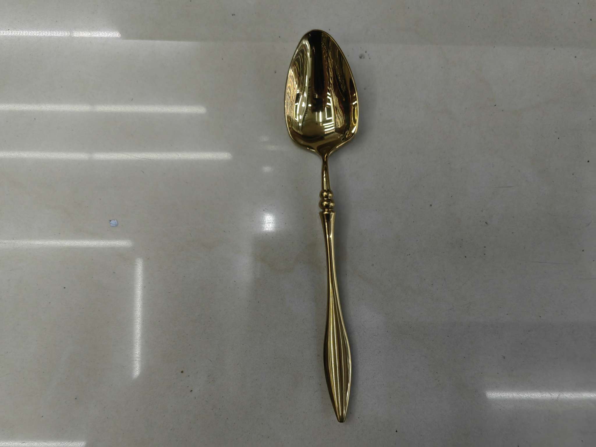 厂家直销不锈钢勺子餐具勺子钛金产品图