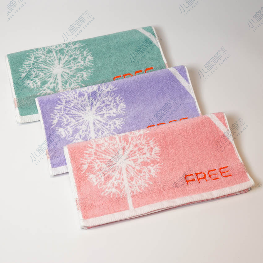 Little Bee Towel Strand Jacquard Adult Face Towel Little Bee Towel No. : 518 details Picture