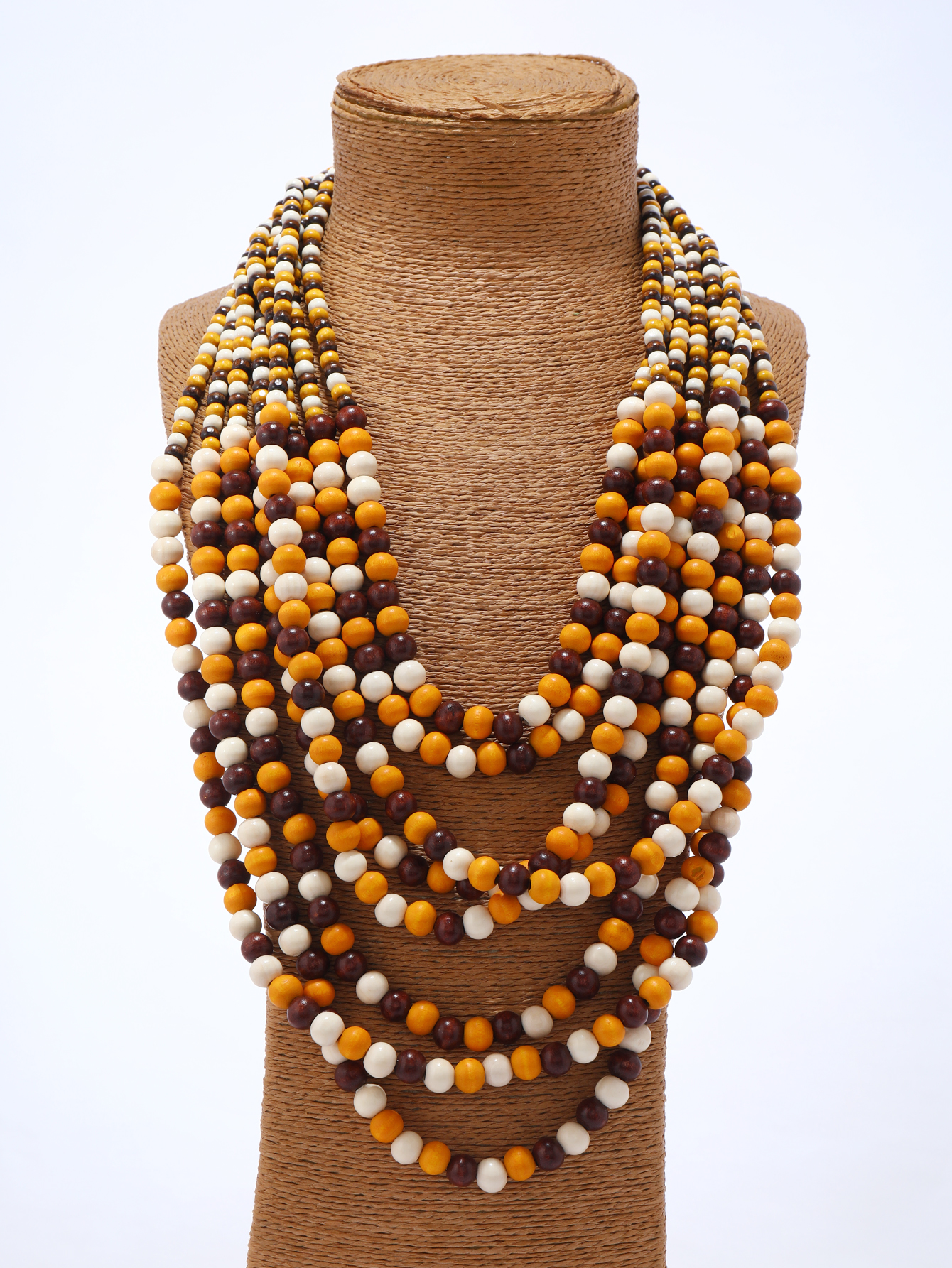 Bohemian Famous Casserole Multi-Layer Colorful Necklace Necklace Woman Specification drawing
