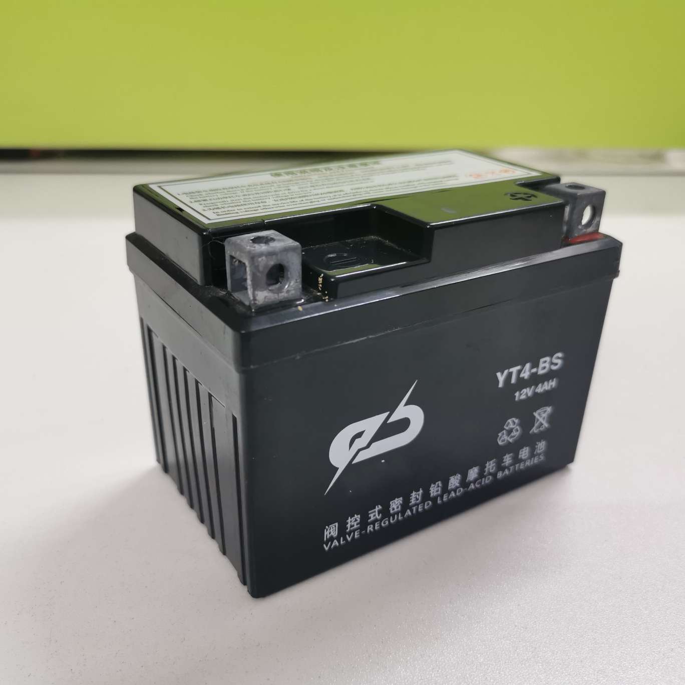 YT4 12V4AH铅酸电瓶摩托车蓄电池 高性能电瓶 48v一组铅酸电池