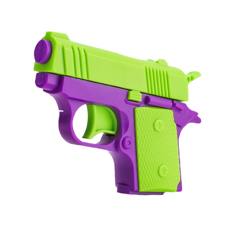 Children's mini radish gun, gravity radish gun, 3D printed decompression toy, reloading toy radish gun Application Scenario