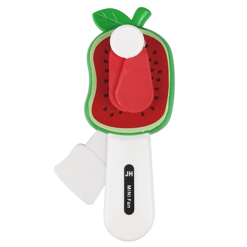 卡通手压手摇水果草莓手持风扇学生便携式手动小型网红儿童小风扇详情图4