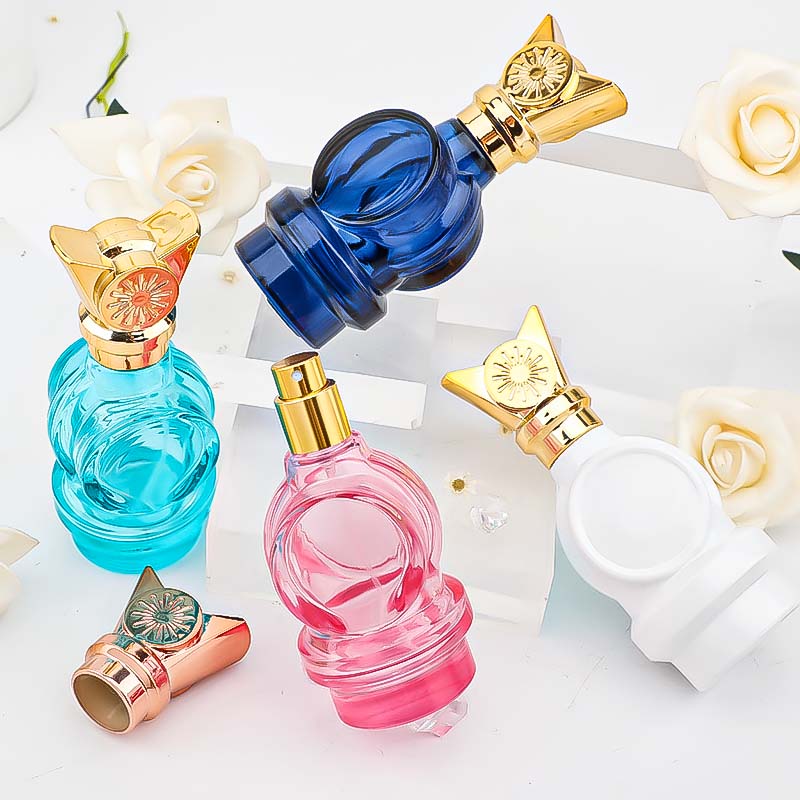 Factory wholesale spray perfume bottles, high-end spray-colored glass bottles, repackaged spray bottles, and pressed perfume bottles Application Scenario