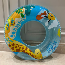 新款游泳圈长颈鹿的生活充气玩具pvc水上救生圈儿童卡通长颈鹿