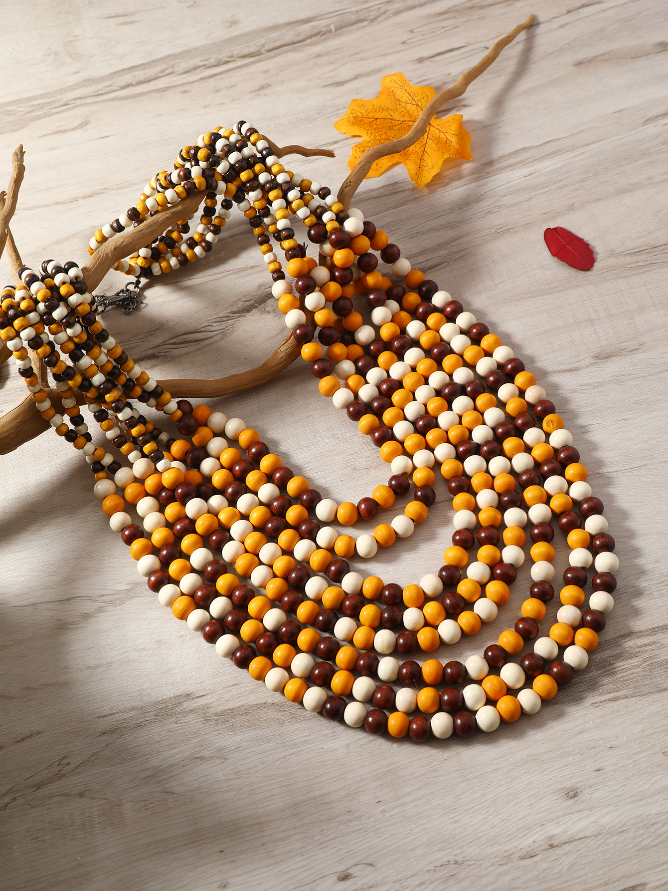 Bohemian Famous Casserole Multi-Layer Colorful Necklace Necklace Woman