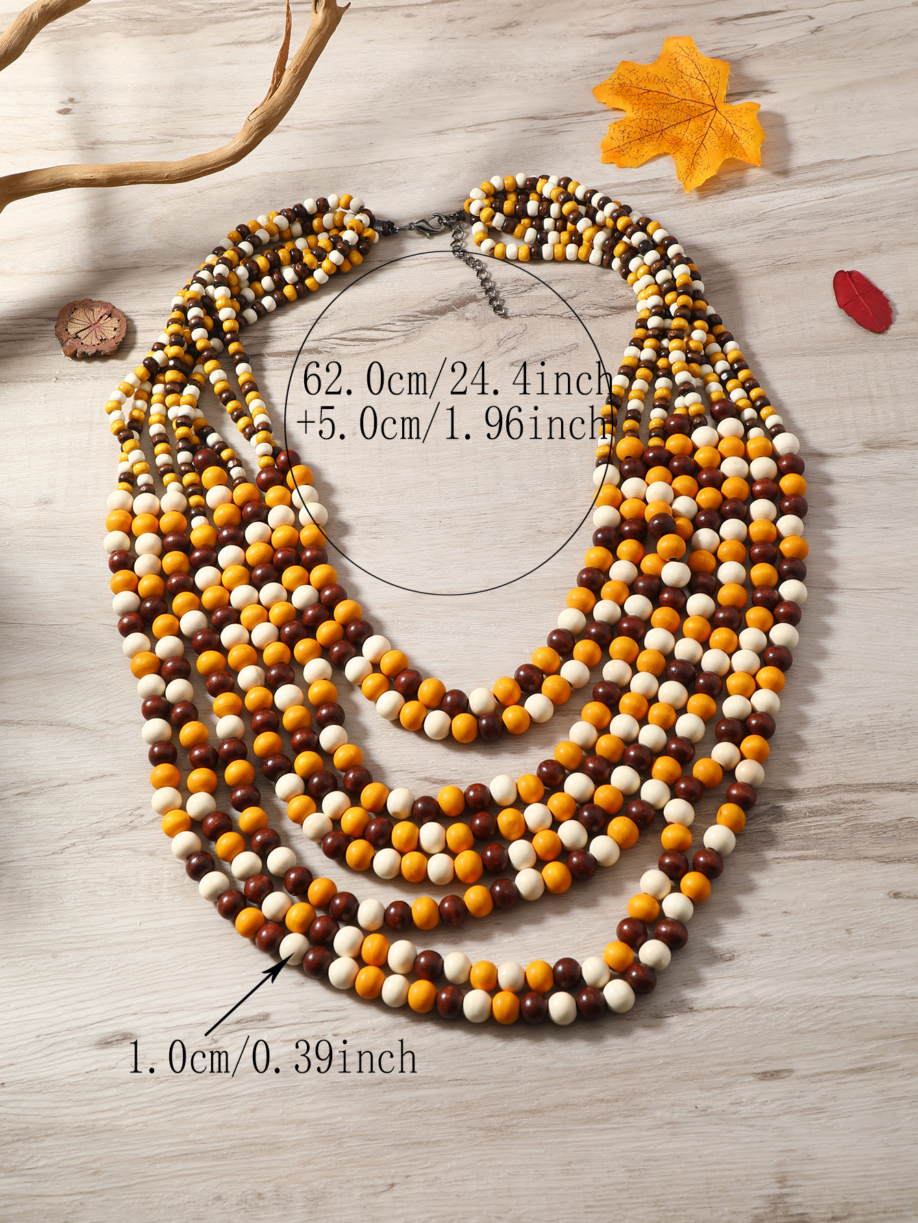 Bohemian Famous Casserole Multi-Layer Colorful Necklace Necklace Woman Item Picture