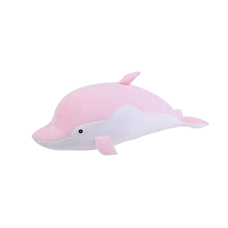 Kanglewu cartoon animal dolphin throw pillow plush toy, elastic super soft PP cotton custom-made Item Picture