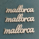 不锈钢饰品 英文字母吊坠 项饰 高级感饰品 时尚潮流吊坠 独特设计 马略卡岛 mallorca