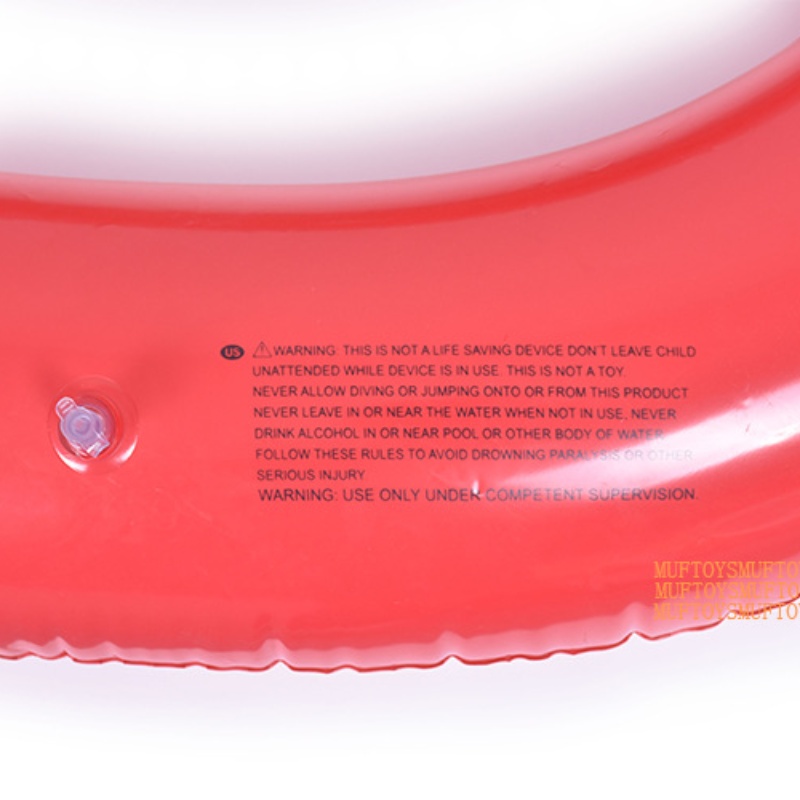 Inflatable toy 90cm swimming ring, heart-shaped swimming ring, thickened PVC heart-shaped swimming ring, water inflatable heart-shaped float Application Scenario
