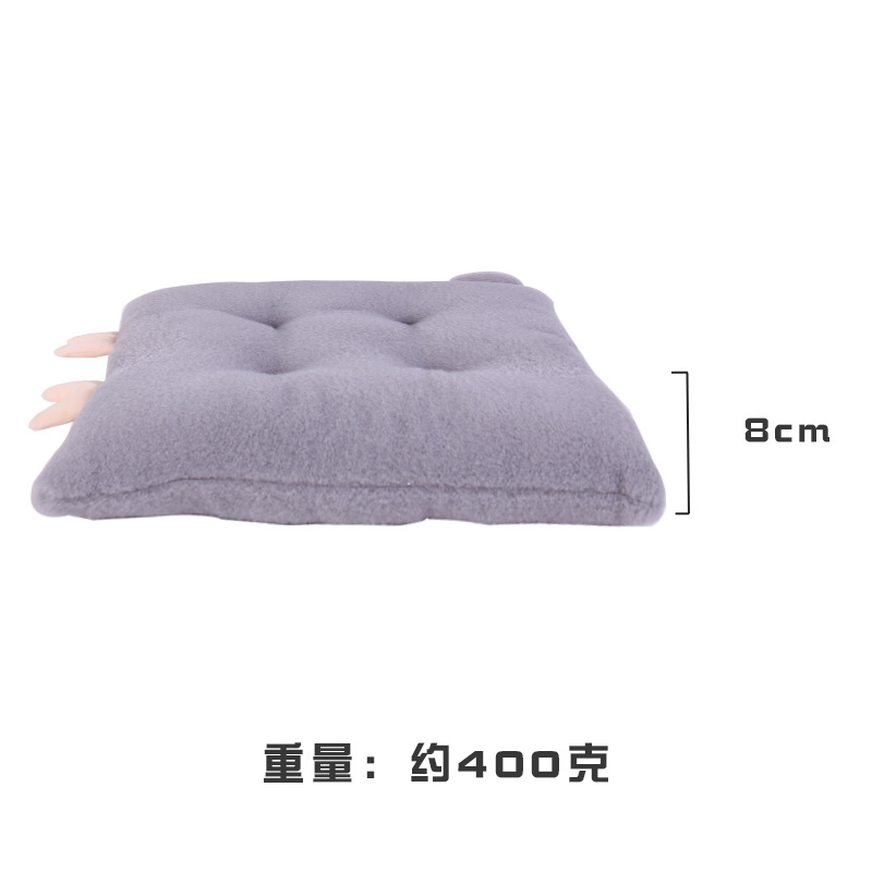 Cartoon cute animal little lamb cushion, Kanglewu Baole fleece cushion, warm and cotton-filled, custom-made pic 7