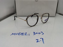 时尚黑色塑料圈金色金属框架不规则镜片光学眼镜