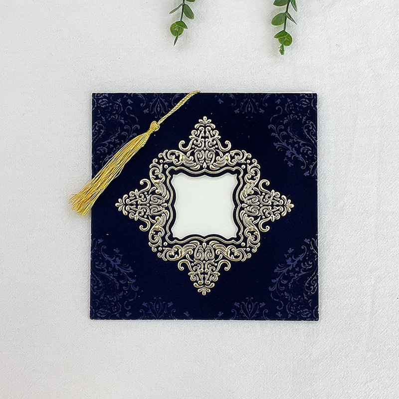 Manufacturers Direct Spot Custom Africa, Middle East, South America European Hot Stamping Flocking Fringe Wedding Invitation Thank You Invitation Card Invitation Card Application Scenario