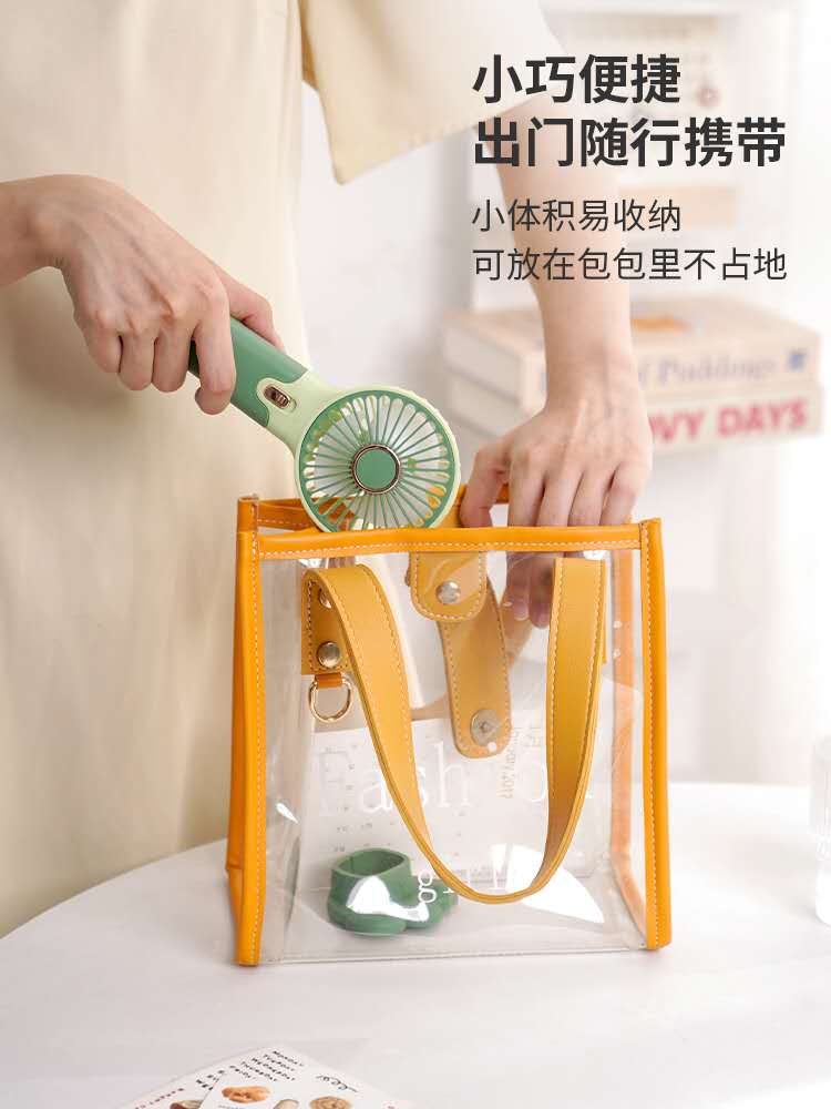简约便携式手持小风扇usb充电手机支架迷你静音学生礼品电扇详情图7